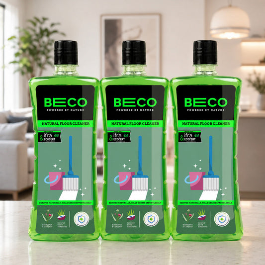 Natural Floor Cleaner Eucalyptus 1 Liter (Pack of 3)