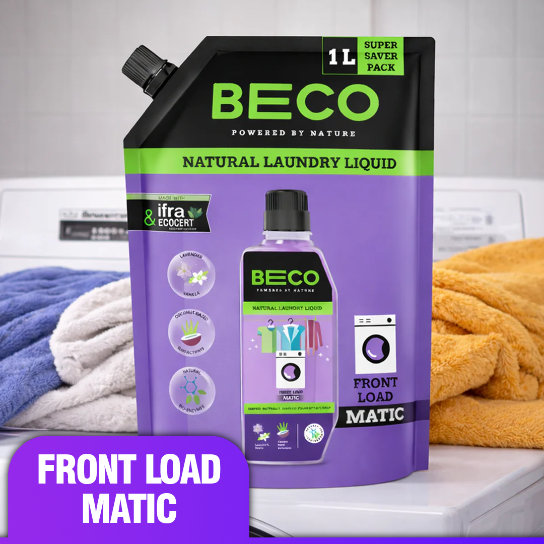 Natural Laundry Cleaner Liquid Shampoo Front Load 4 L Refill