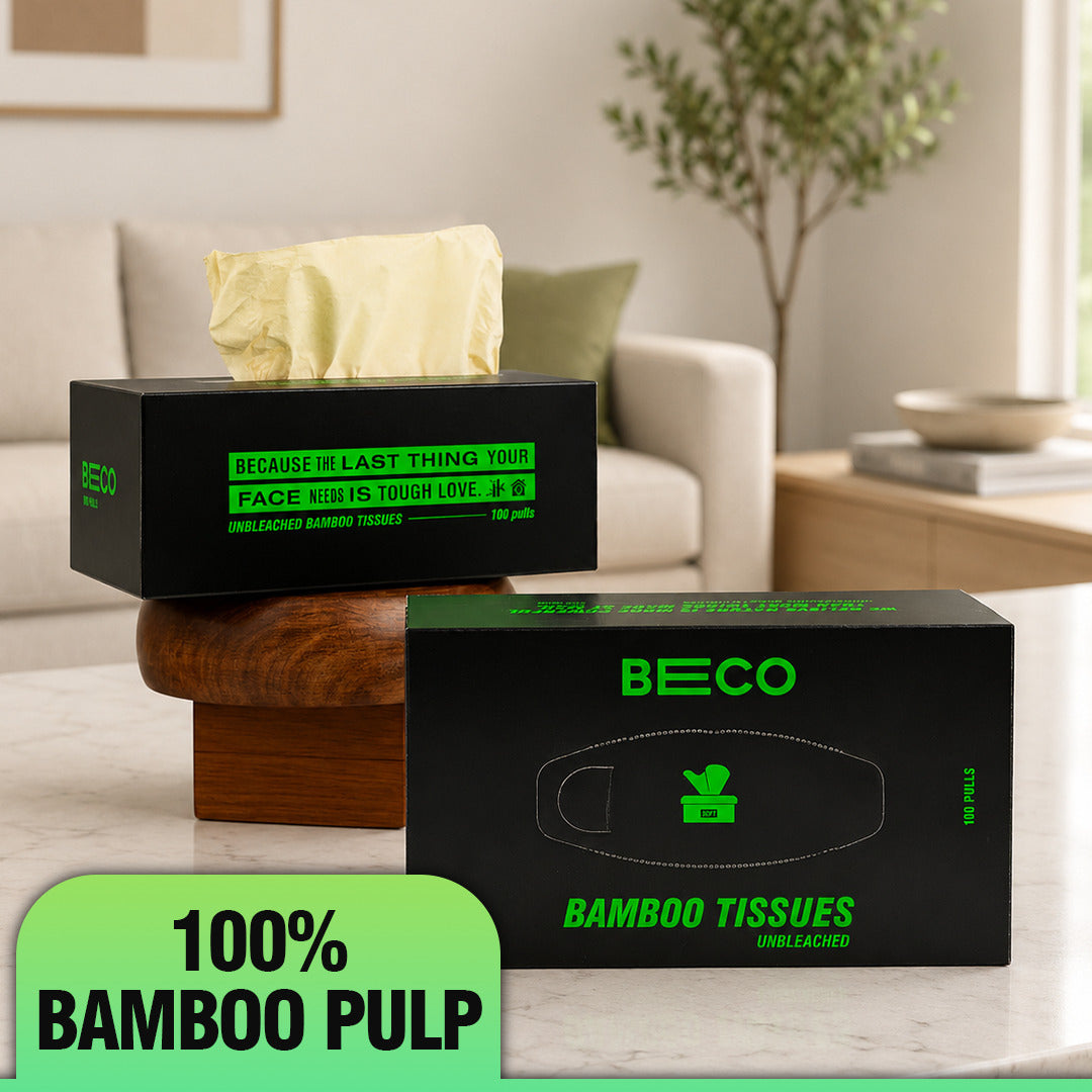 Bamboo Facial Tissues - 100 pulls 2ply
