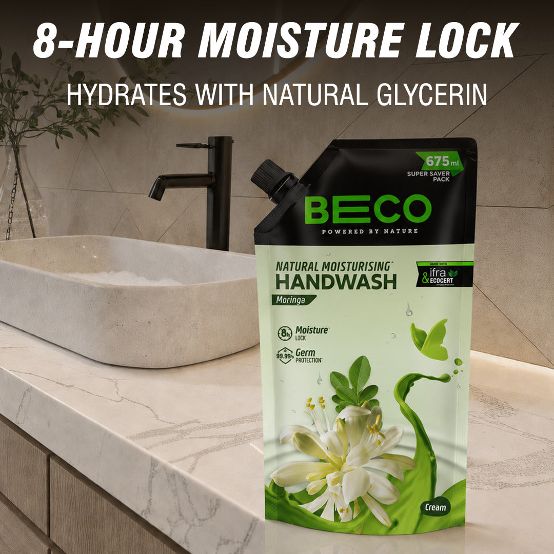 Natural Moisturising Handwash Moringa - 675 ml