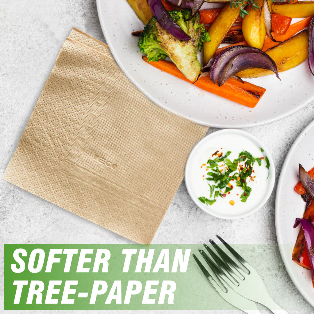 Bamboo Serving Napkins - 50 sheets