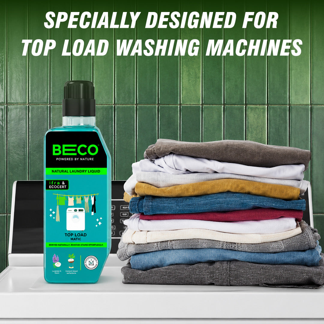 Natural Laundry Cleaner Liquid Refill | Top Load - 2 litre