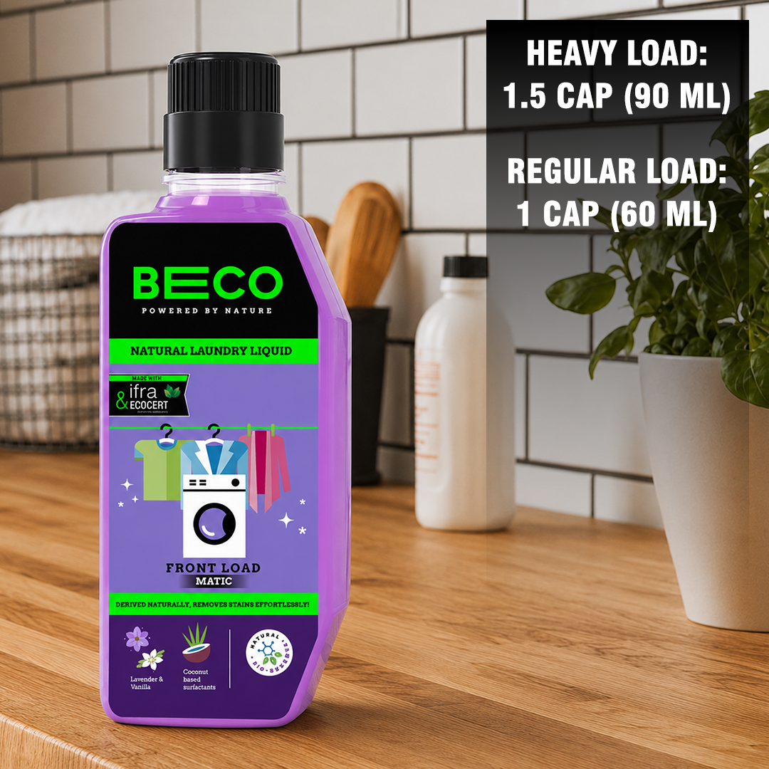 Natural Laundry Cleaner Liquid Refill | Front Load - 2 litre
