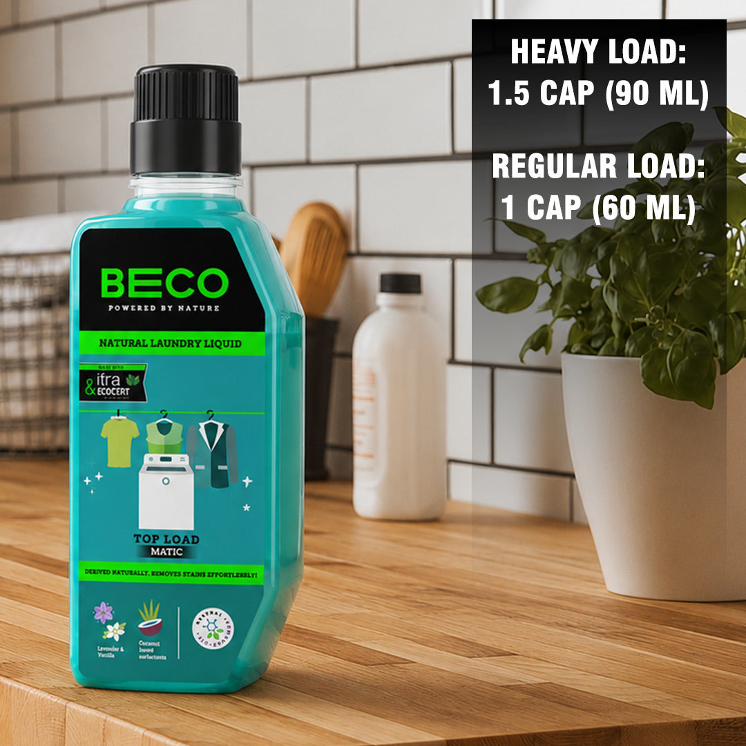 Natural Laundry Cleaner Liquid Refill | Top Load - 2 litre
