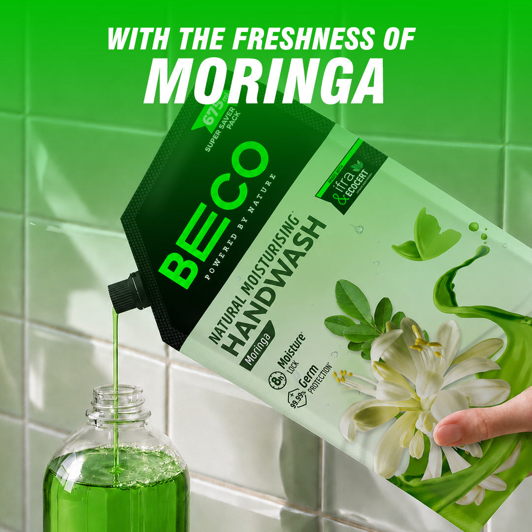 Natural Moisturising Handwash Moringa - 675 ml