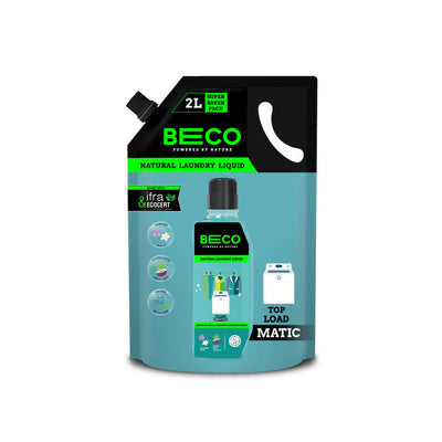 Natural Laundry Cleaner Liquid Refill | Top Load - 2 litre