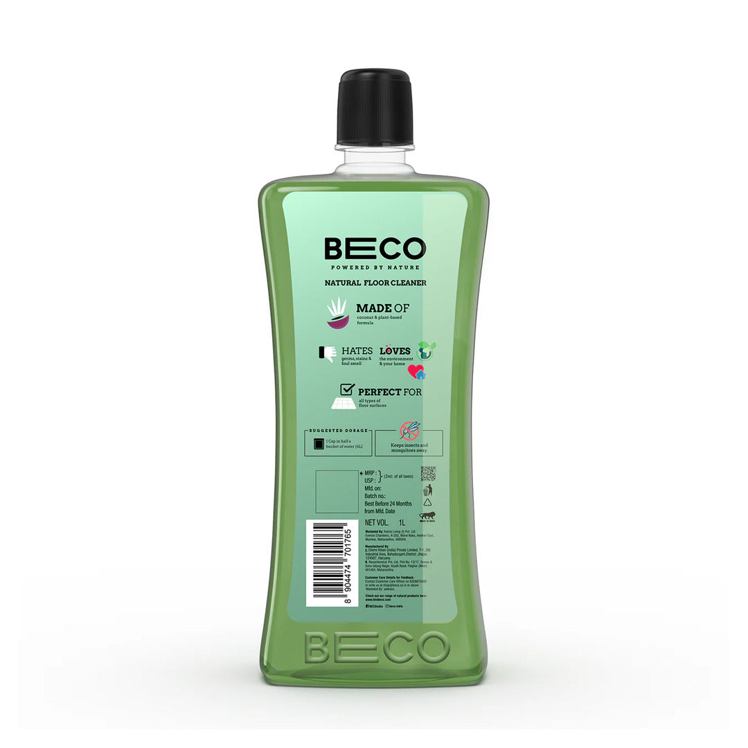 Natural Floor Cleaner Eucalyptus 1 Liter (Pack of 3)