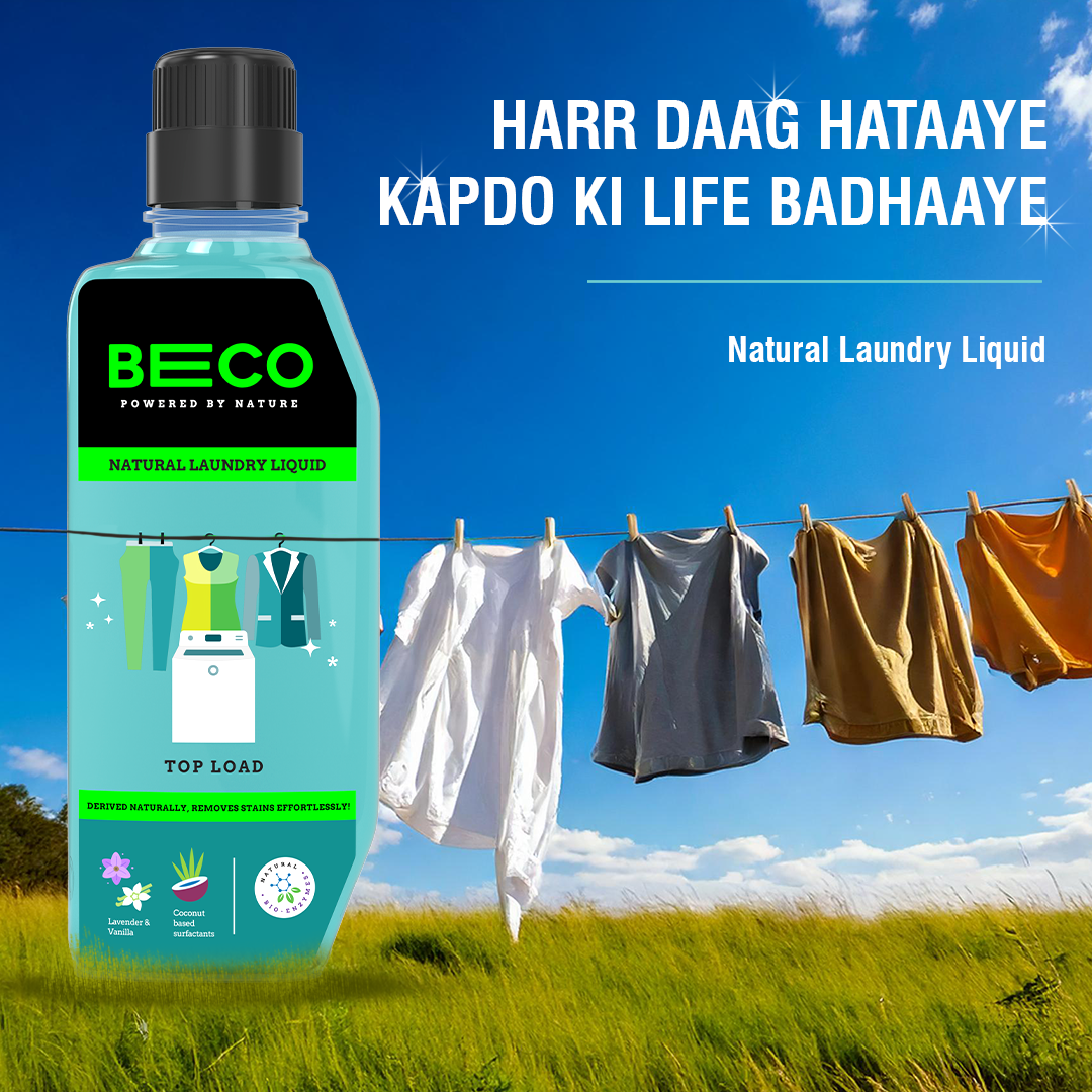 Natural Laundry Cleaner Liquid Shampoo Top Load 4 L Refill
