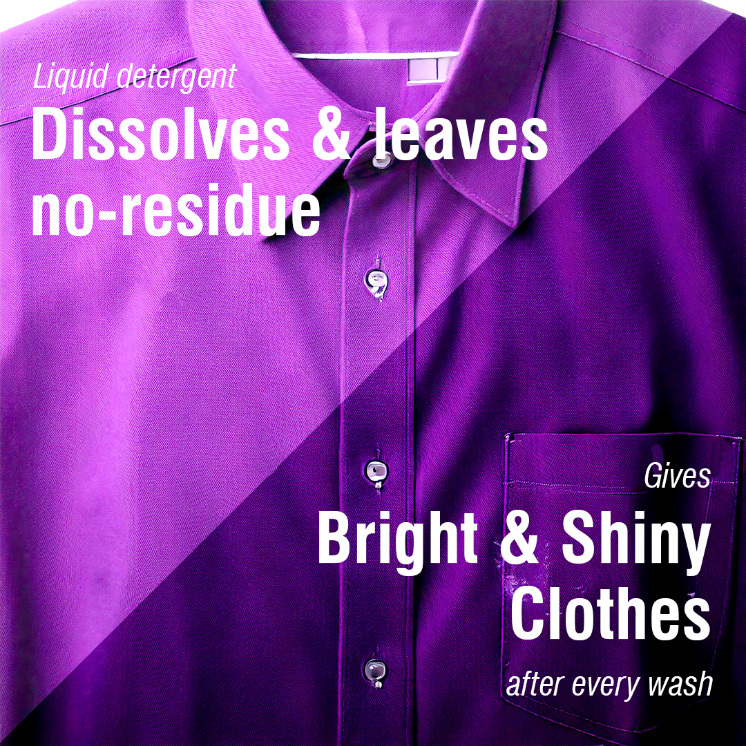 Natural Laundry Cleaner Liquid Shampoo Front Load 4 L Refill